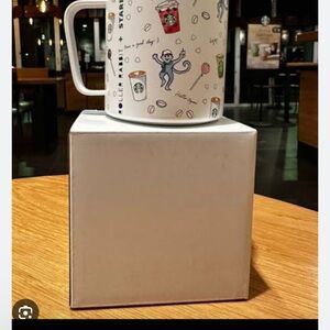 Roller Rabbit NWT 12 oz Holiday Camp Coffee Mug